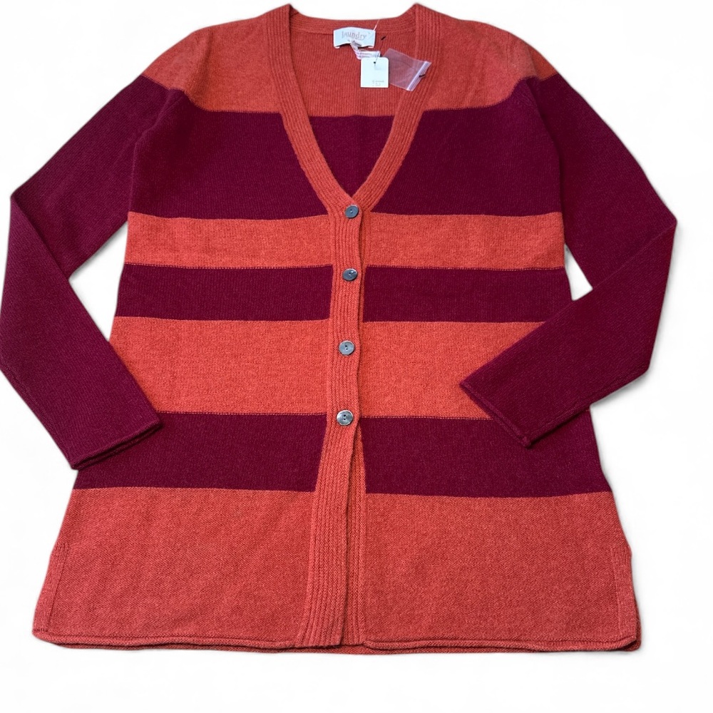 LAUNDRY Shelli Segal 100% cashmere cardigan